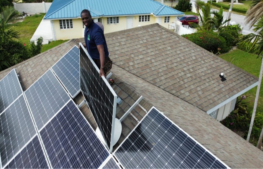 solar panel installation